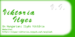 viktoria ilyes business card