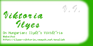 viktoria ilyes business card